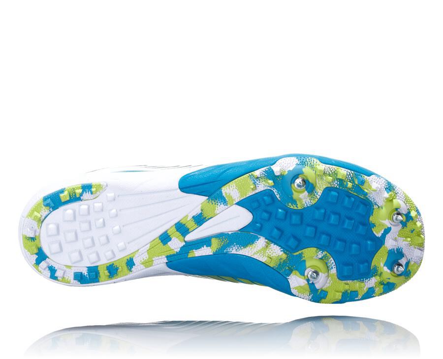 Zapatillas Atletismo Hoka One One Hombre - Evo Xc - Azules/Verde - ZIM826104